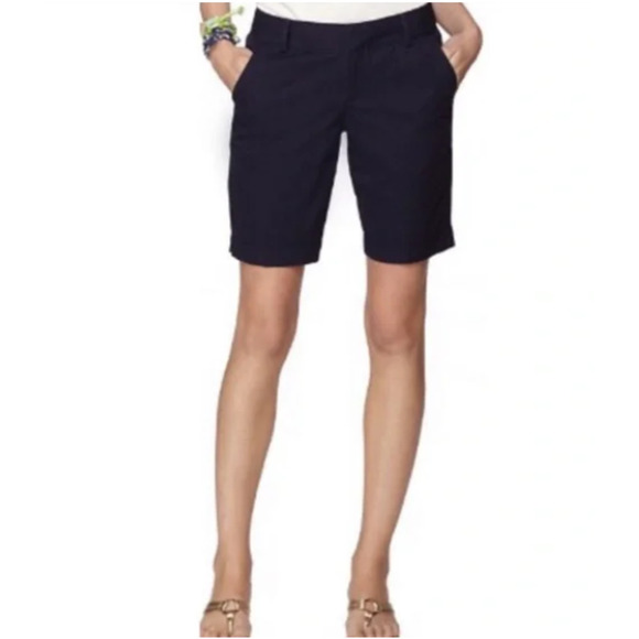 Lilly Pulitzer The Chipper Short 12 Navy Chinos - Picture 1 of 7
